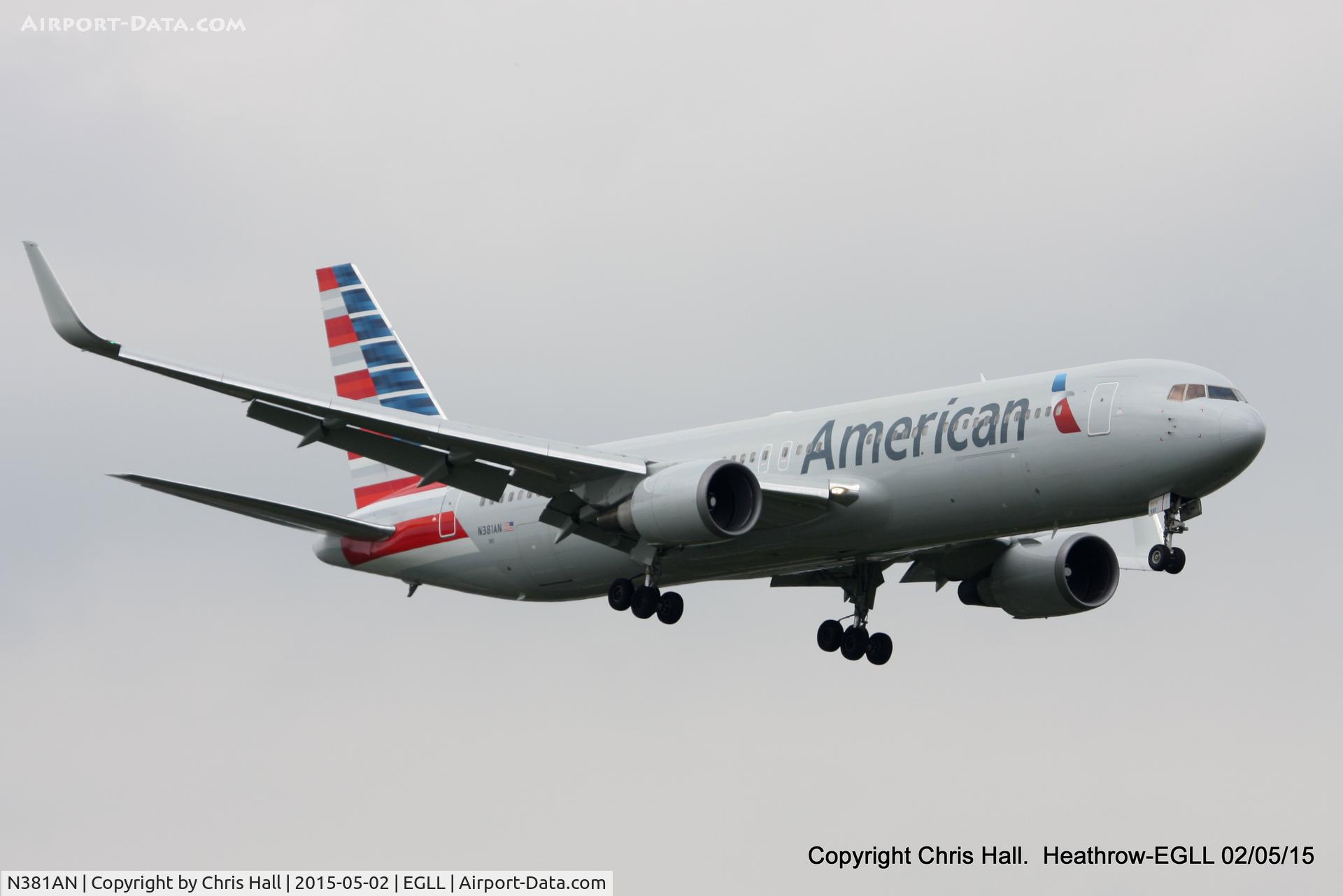 N381AN, 1993 Boeing 767-323 C/N 25450, American Airlines