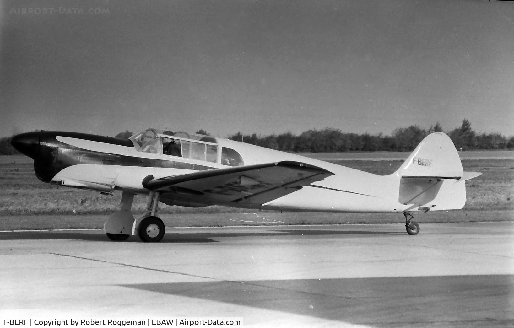 F-BERF, Nord 1002 Pingouin II C/N 184, Mid 1960's.
Now in Brussels Air Museum.
