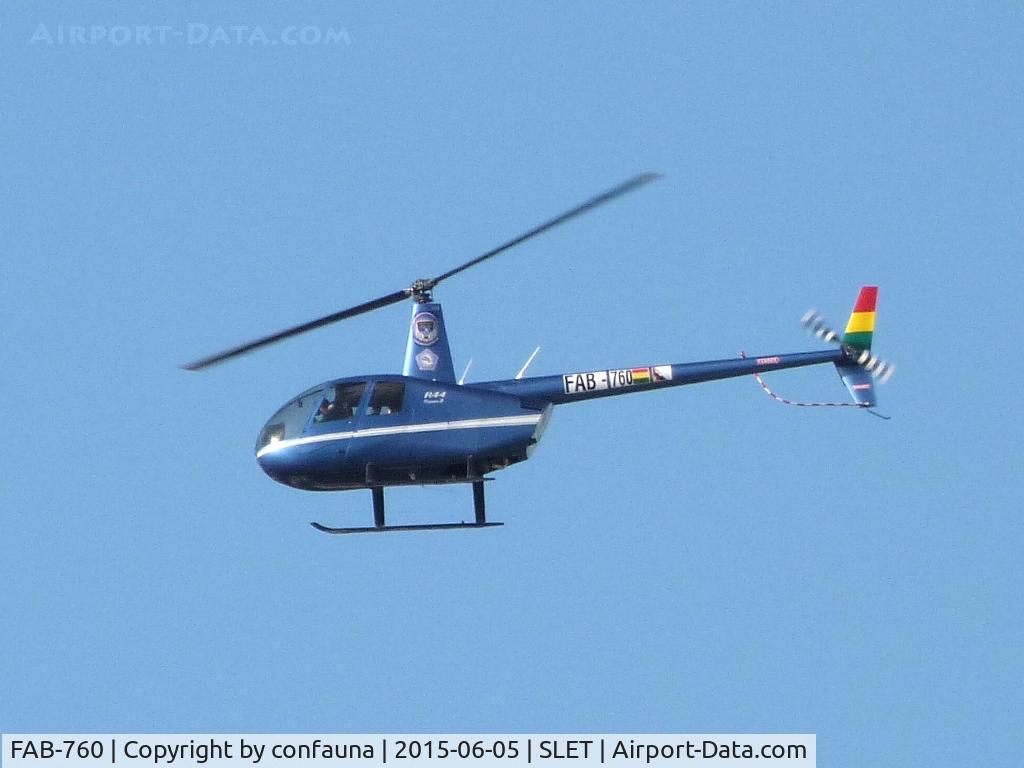 FAB-760, Robinson R44 II C/N 13061, Flying over Santa Cruz in a sunny afternoon