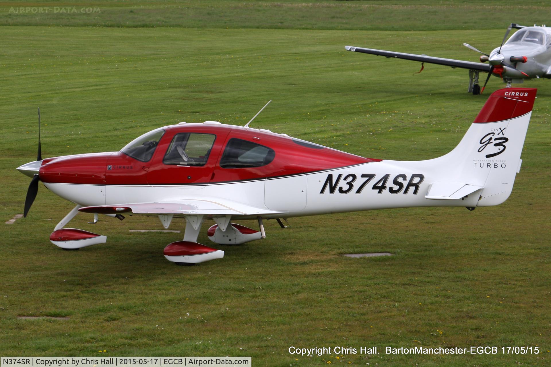 N374SR, 2007 Cirrus SR22 G3 GTSX Turbo C/N 2734, Visitor at Barton