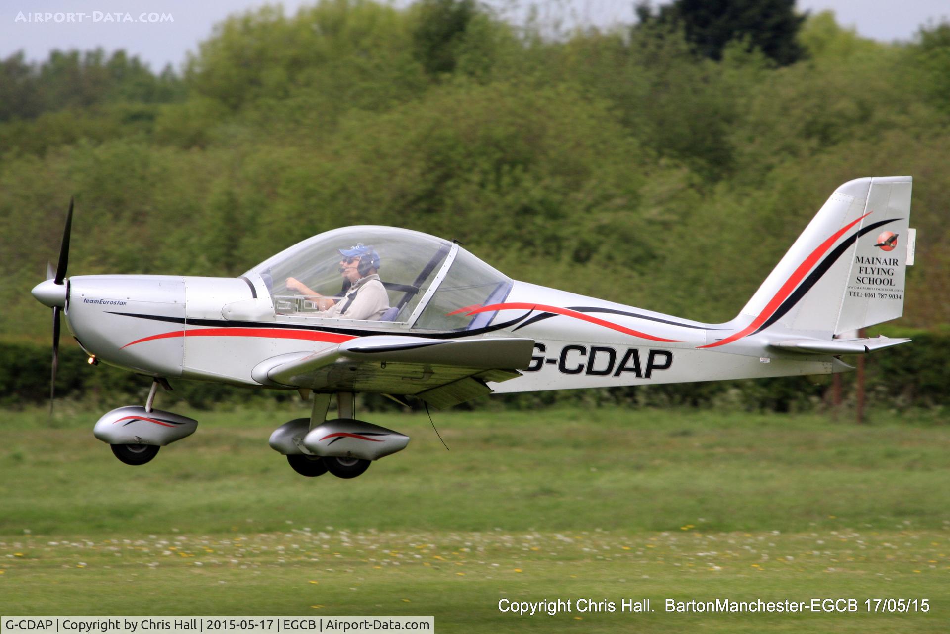 G-CDAP, 2004 Aerotechnik EV-97 TeamEurostar UK C/N 2114, Mainair Microlight School Ltd