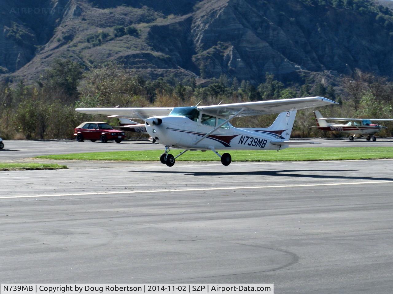 N739MB, 1978 Cessna 172N C/N 17270641, 1978 Cessna 172N SKYHAWK, Lycoming O-320-H2AD 160 hp, takeoff climb Rwy 04
