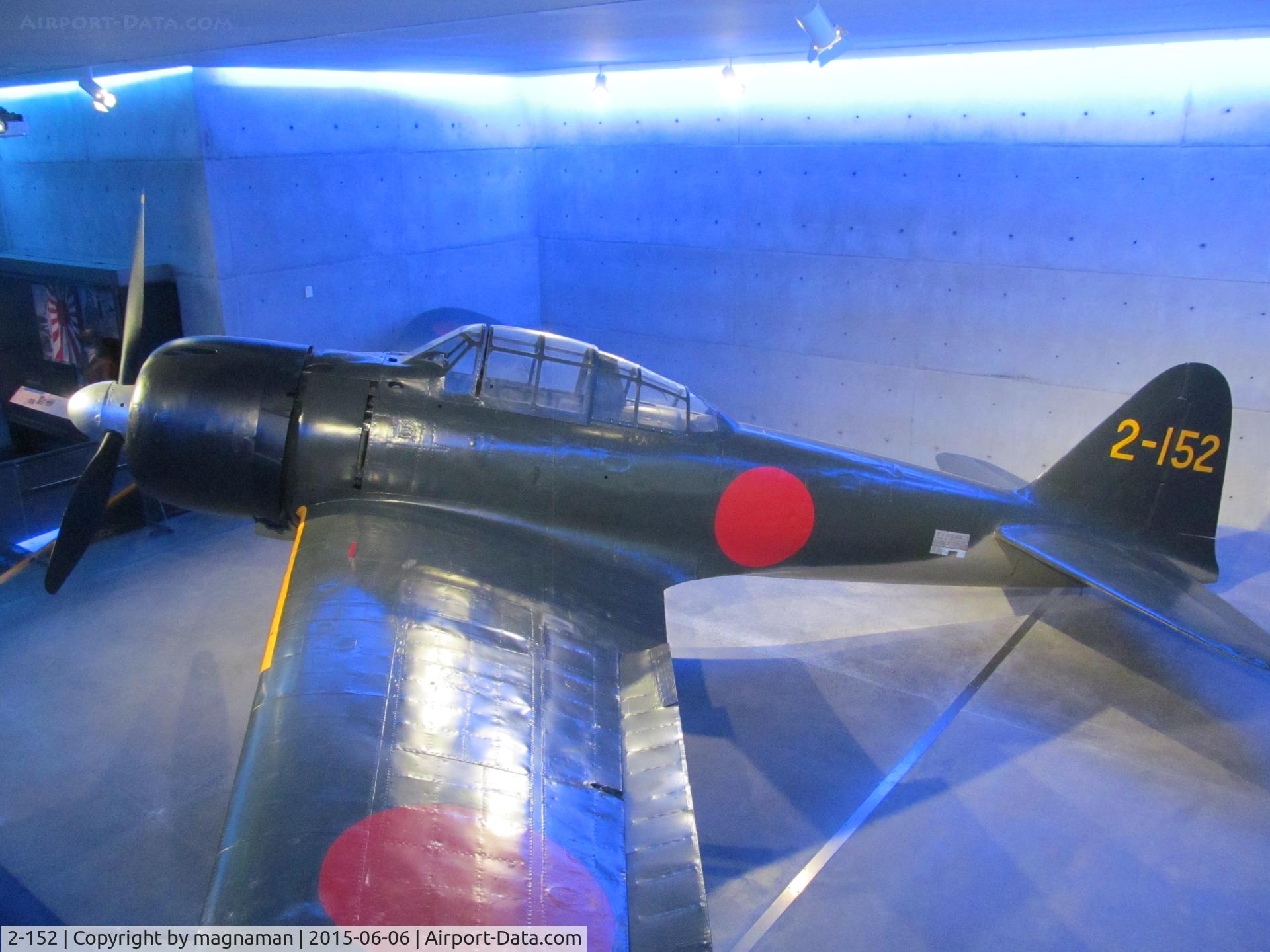 2-152, Mitsubishi A6M3 Zero C/N 3844, AKL museum