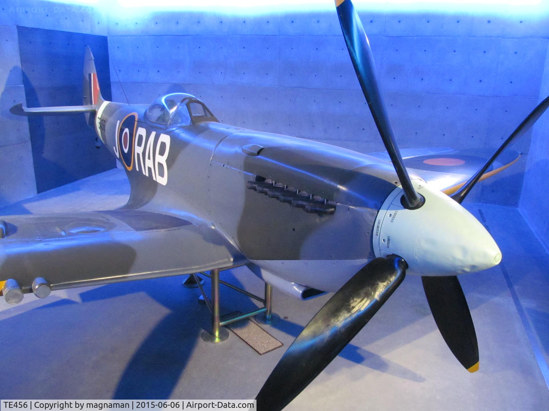 TE456, Supermarine 361 Spitfire LF.XVIe C/N CBAF.IX.4590, At museum