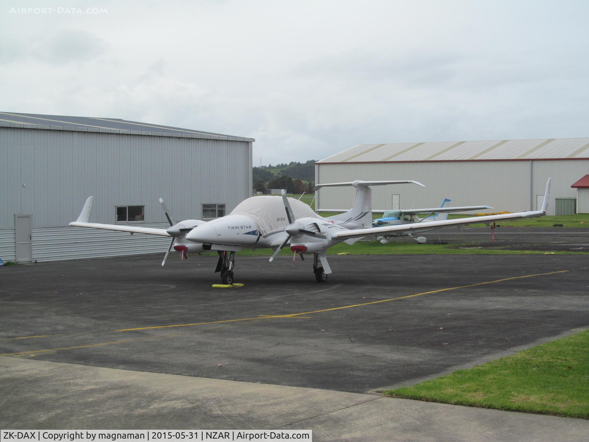 ZK-DAX, Diamond DA-42 Twin Star C/N 42.AC072, At Ardmore - new home
