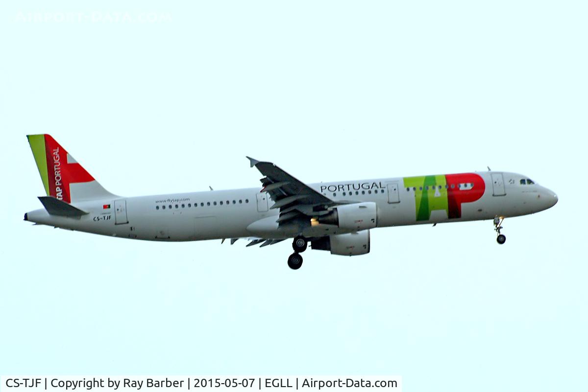 CS-TJF, 2000 Airbus A321-211 C/N 1399, CS-TJF   Airbus A321-211 [1399] (TAP Portugal) Home~G 07/05/2015. On approach 27L.