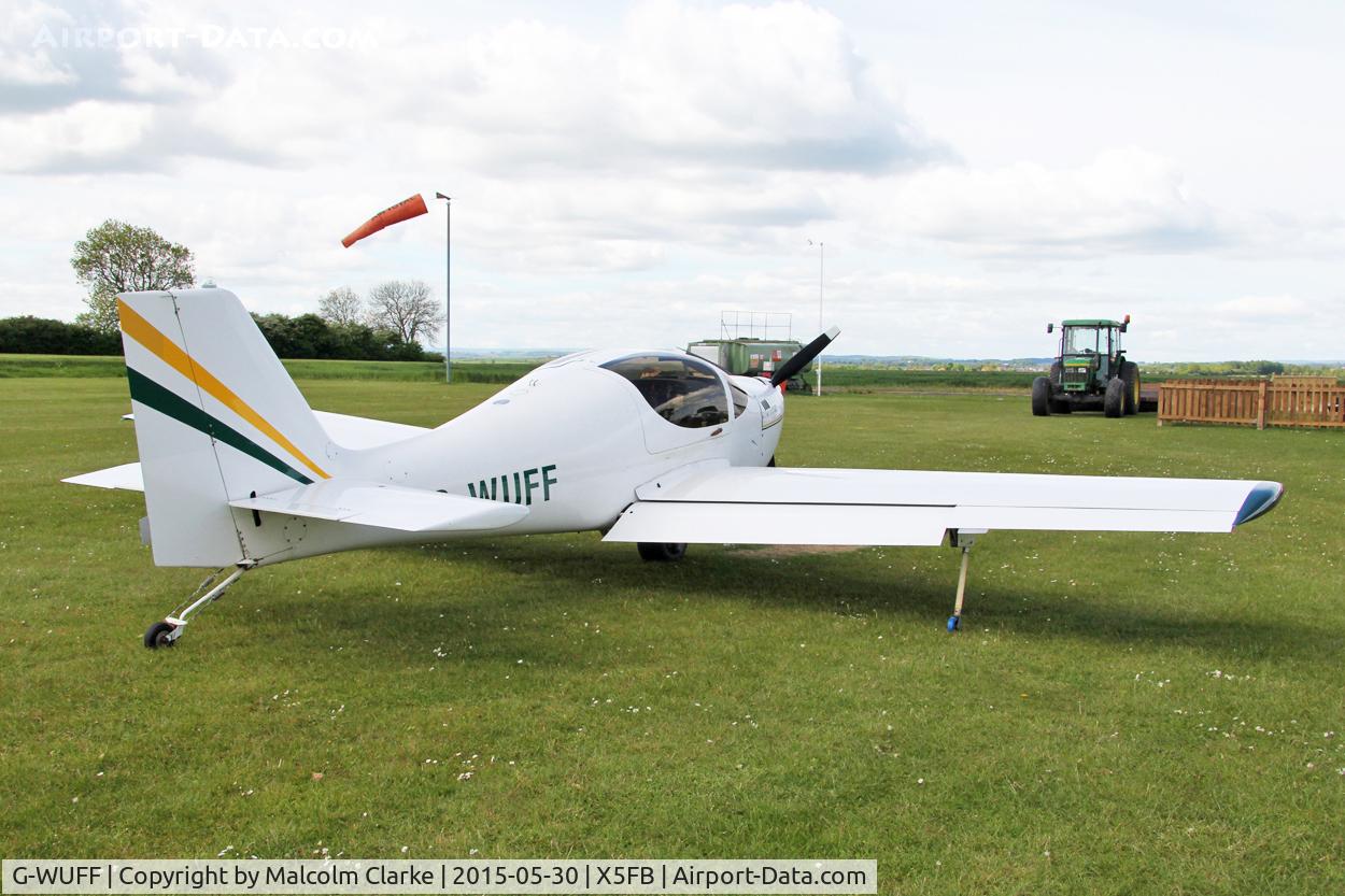 G-WUFF, 2003 Europa Monowheel C/N PFA 247-12942, Europa G-WUFF at Fishburn Airfield, May 30 2015.