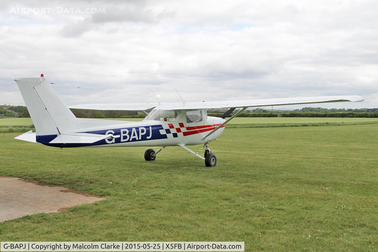 G-BAPJ, 1972 Reims FRA150L Aerobat C/N 0196, Reims FRA150L Aerobat at Fishburn Airfield UK, May 25th 2015.