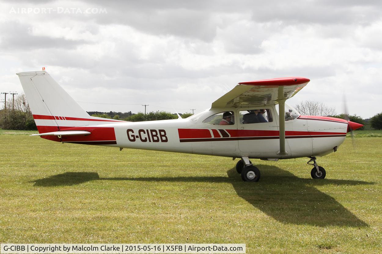 G-CIBB, 1966 Reims F172H Skyhawk C/N 324, Reims F172H Skyhawk at the opening of Fishburn Airfield's new clubhouse, May 16th 2015.