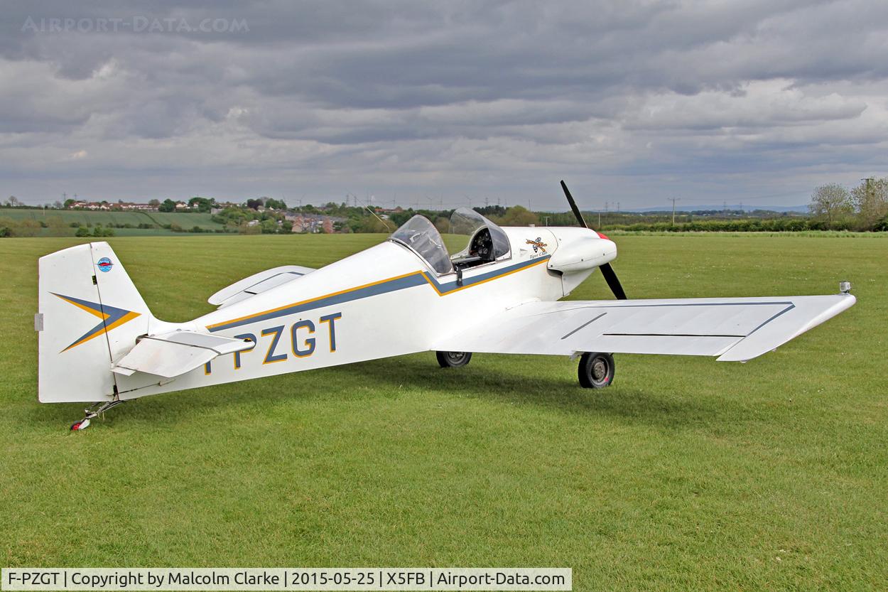 F-PZGT, Giraudet DG.01 Loriot C/N 01, Giraudet DG.01 Loriot, a visitor from France to Fishburn Airfield, May 25th 2015.