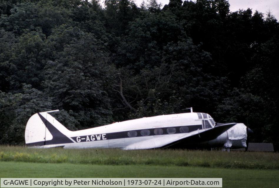 G-AGWE, 1946 Avro 652A Anson C.19 Series 2 C/N 1286, Anson C.19 Series 2 as seen at Strathallan in the Summer of 1973
