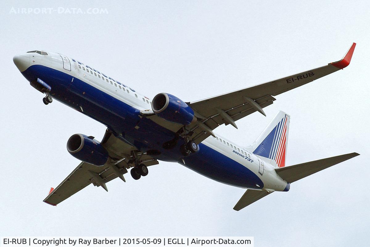 EI-RUB, 2007 Boeing 737-85P C/N 33982, Boeing 737-85P [33982] (Transaero Airlines) Home~G 09/05/2015. On approach 27R.