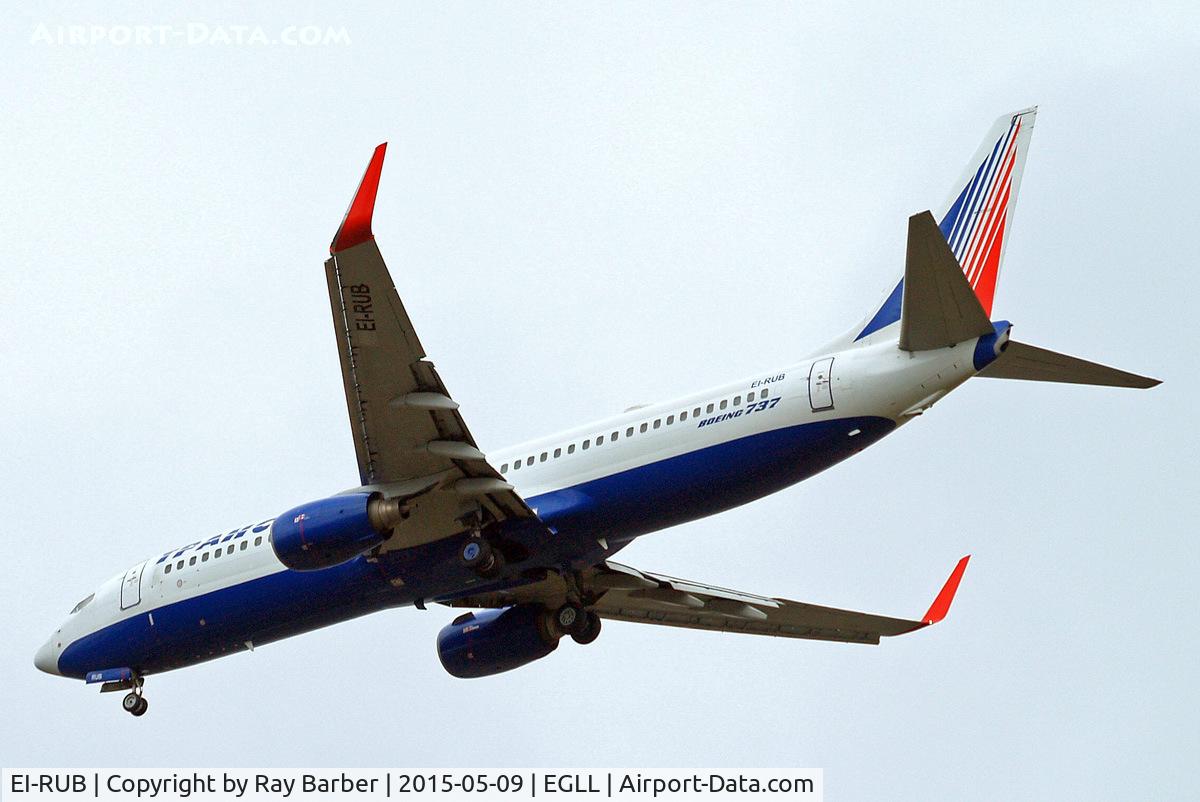 EI-RUB, 2007 Boeing 737-85P C/N 33982, Boeing 737-85P [33982] (Transaero Airlines) Home~G 09/05/2015. On approach 27R.