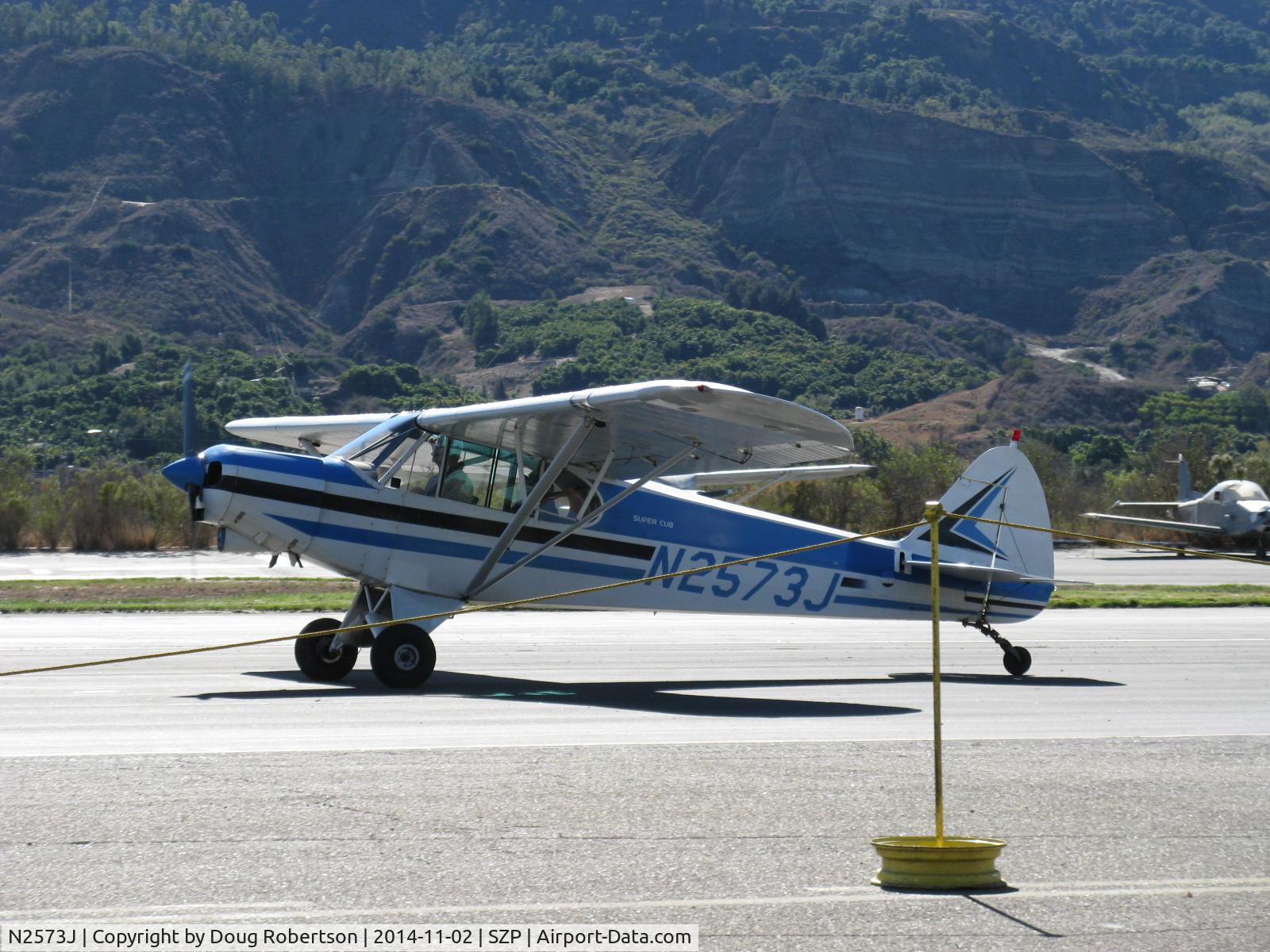 N2573J, 1979 Piper PA-18-150 Super Cub C/N 18-7909132, 1979 Piper PA-18-150 SUPER CUB, Lycoming O-320 150 Hp, taxi
