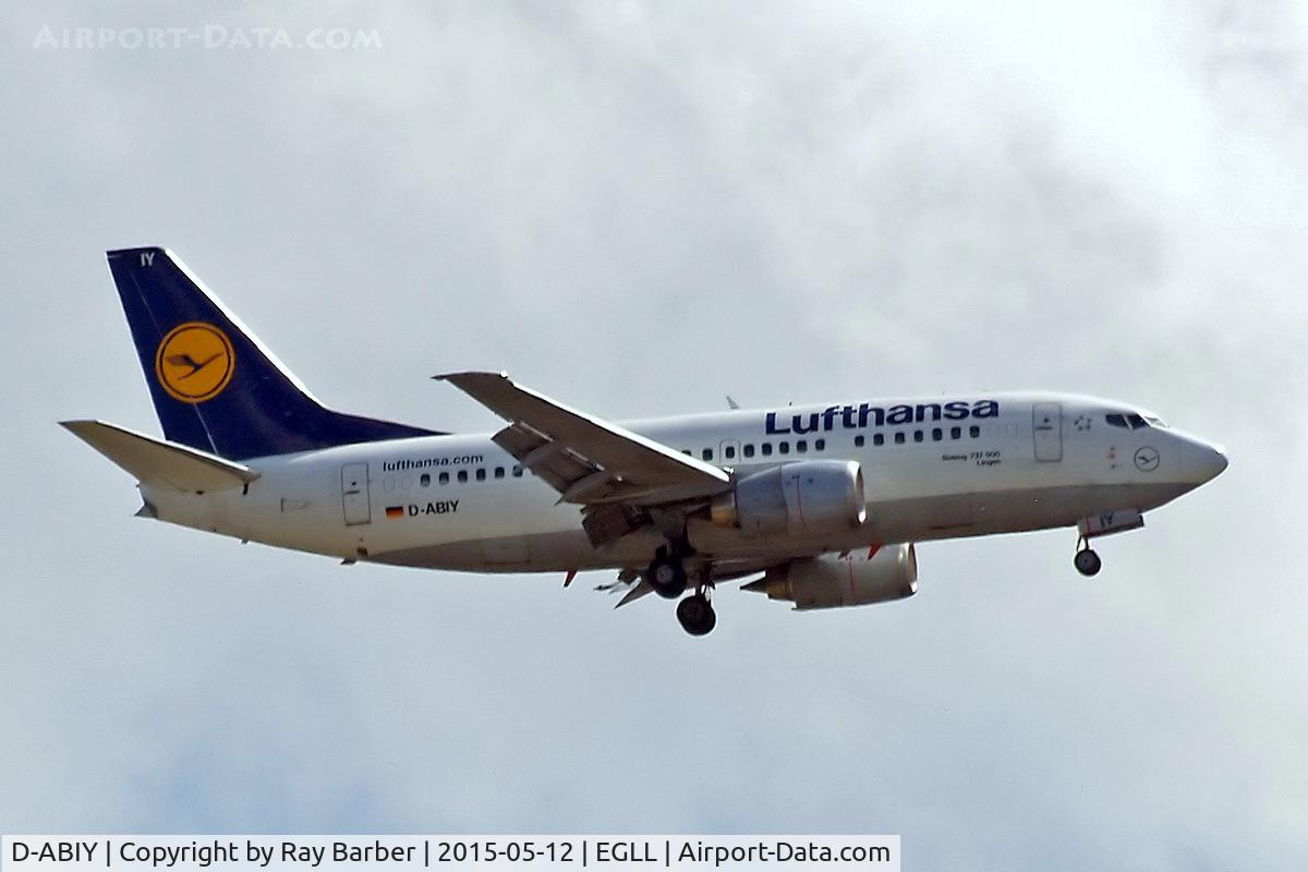 D-ABIY, 1991 Boeing 737-530 C/N 25243, Boeing 737-530 [25243] (Lufthansa) Home~G 12/05/2015. On approach 27L.