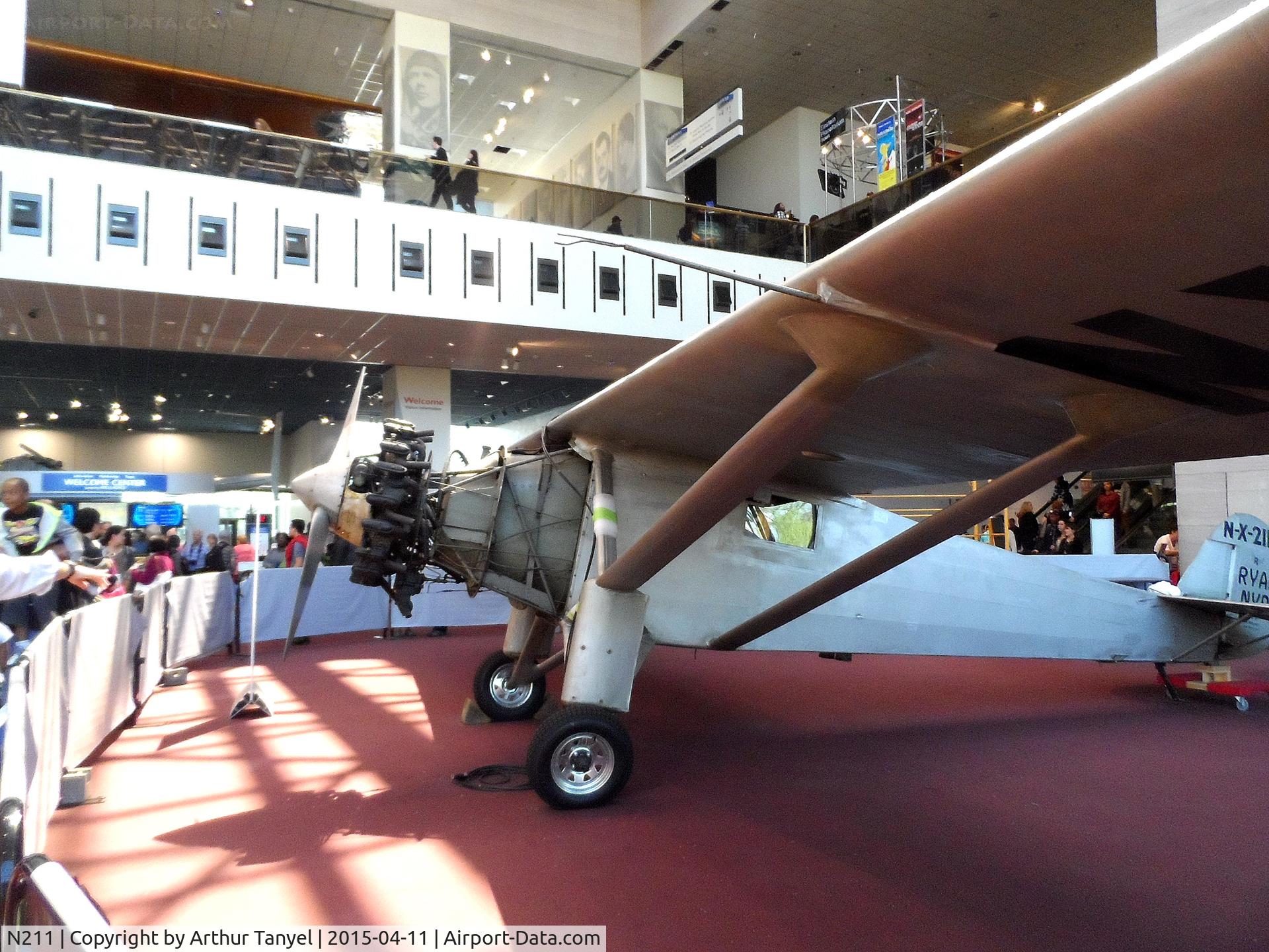 N211, 1927 Ryan NYP C/N 1, On display @ the National Air and Space Museum