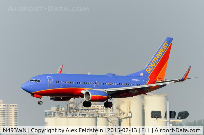 N493WN, 2004 Boeing 737-7H4 C/N 32477, Ft. Lauderdale