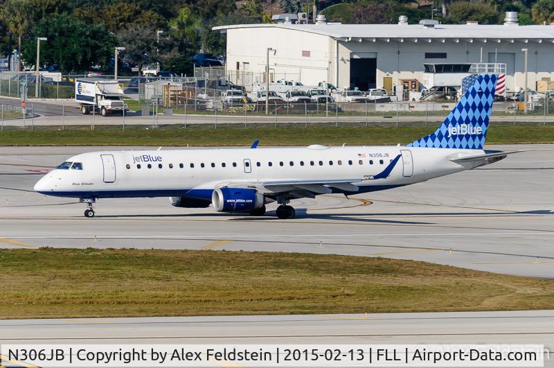 N306JB, 2009 Embraer ERJ-190-100 IGW 190AR C/N 19000272, Ft. Lauderdale