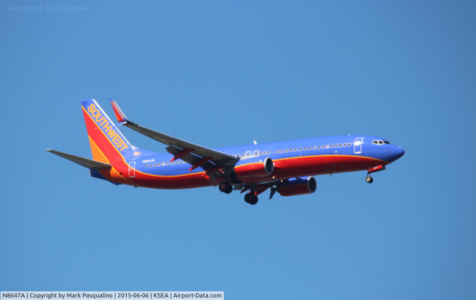 N8647A, 2014 Boeing 737-8H4 C/N 42528, Boeing 737-800