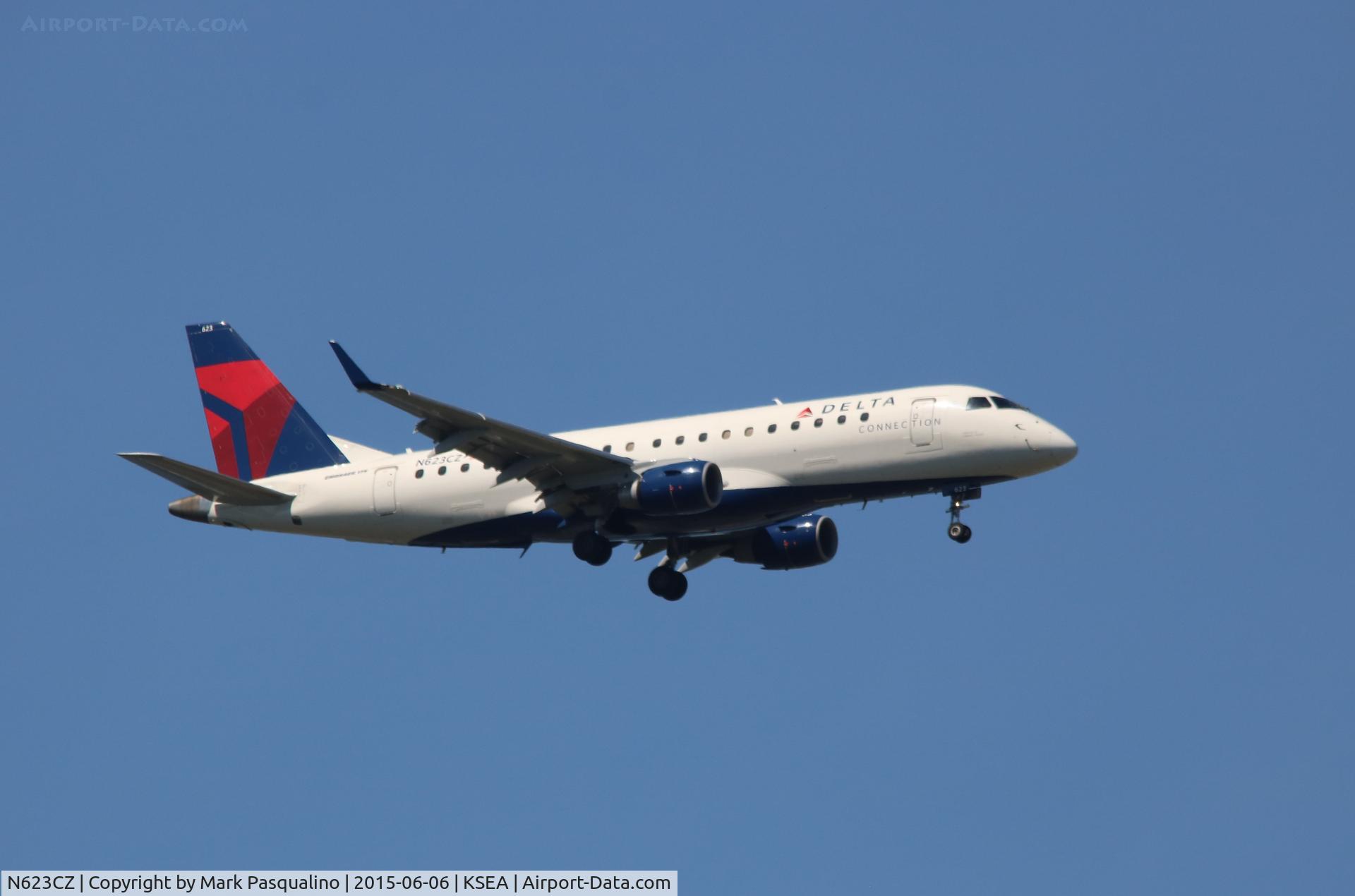 N623CZ, 2008 Embraer 175LR (ERJ-170-200LR) C/N 17000221, ERJ 170-200 LR