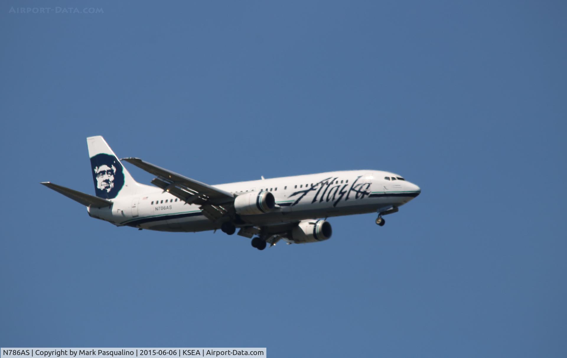 N786AS, 1990 Boeing 737-4S3 C/N 24795, Boeing 737-400