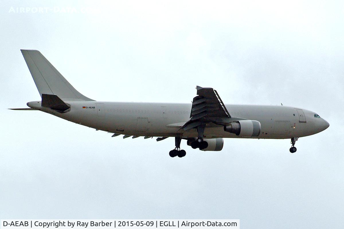 D-AEAB, 2006 Airbus A300B4-622R(F) C/N 837, Airbus A300F4-622R [837] (DHL) Home~G 09/05/2015. On approach 27L.