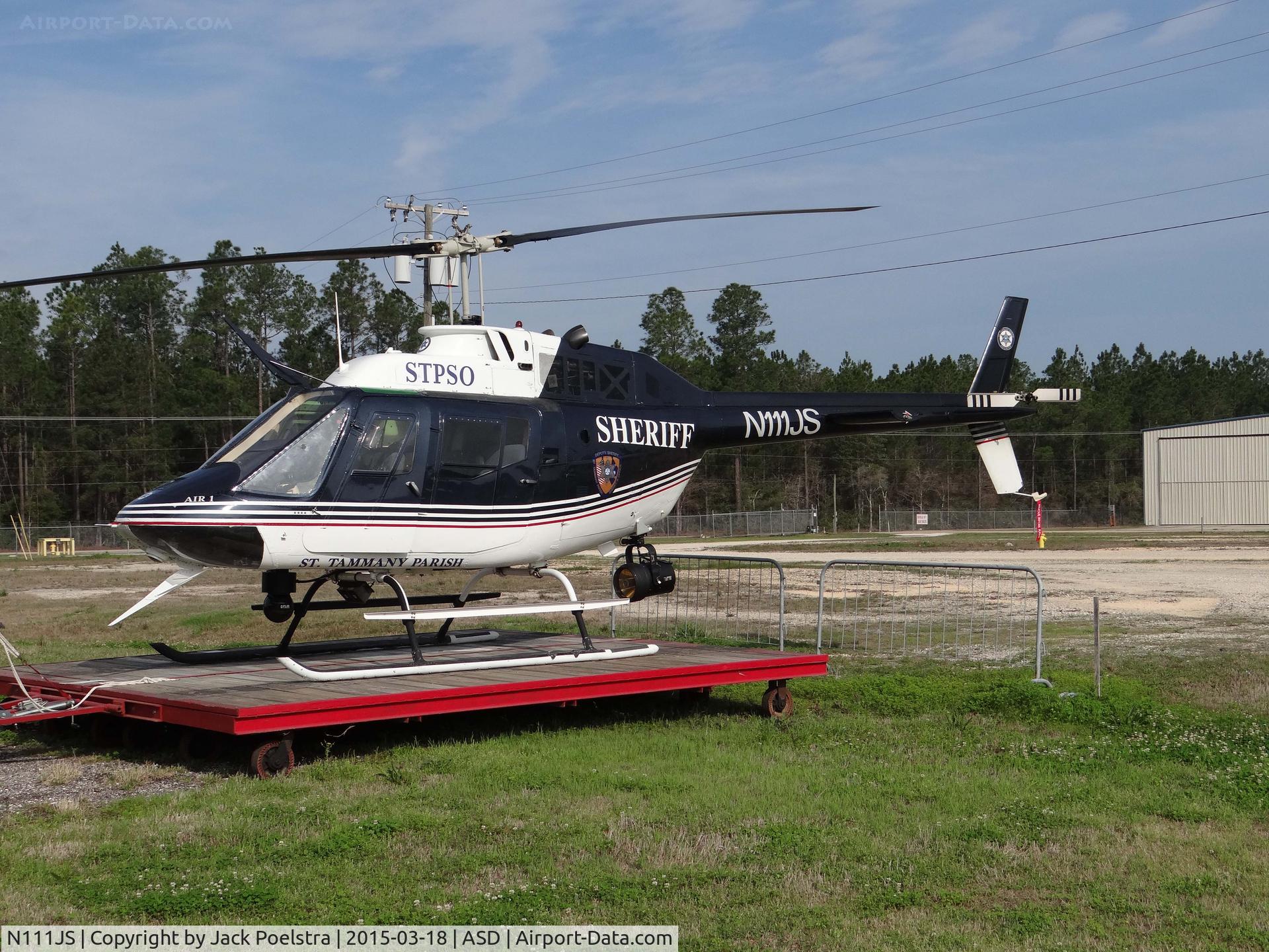 N111JS, Bell OH-58C C/N 11591, OH-58C  of Sheriff  St. Tammany Parish  LA