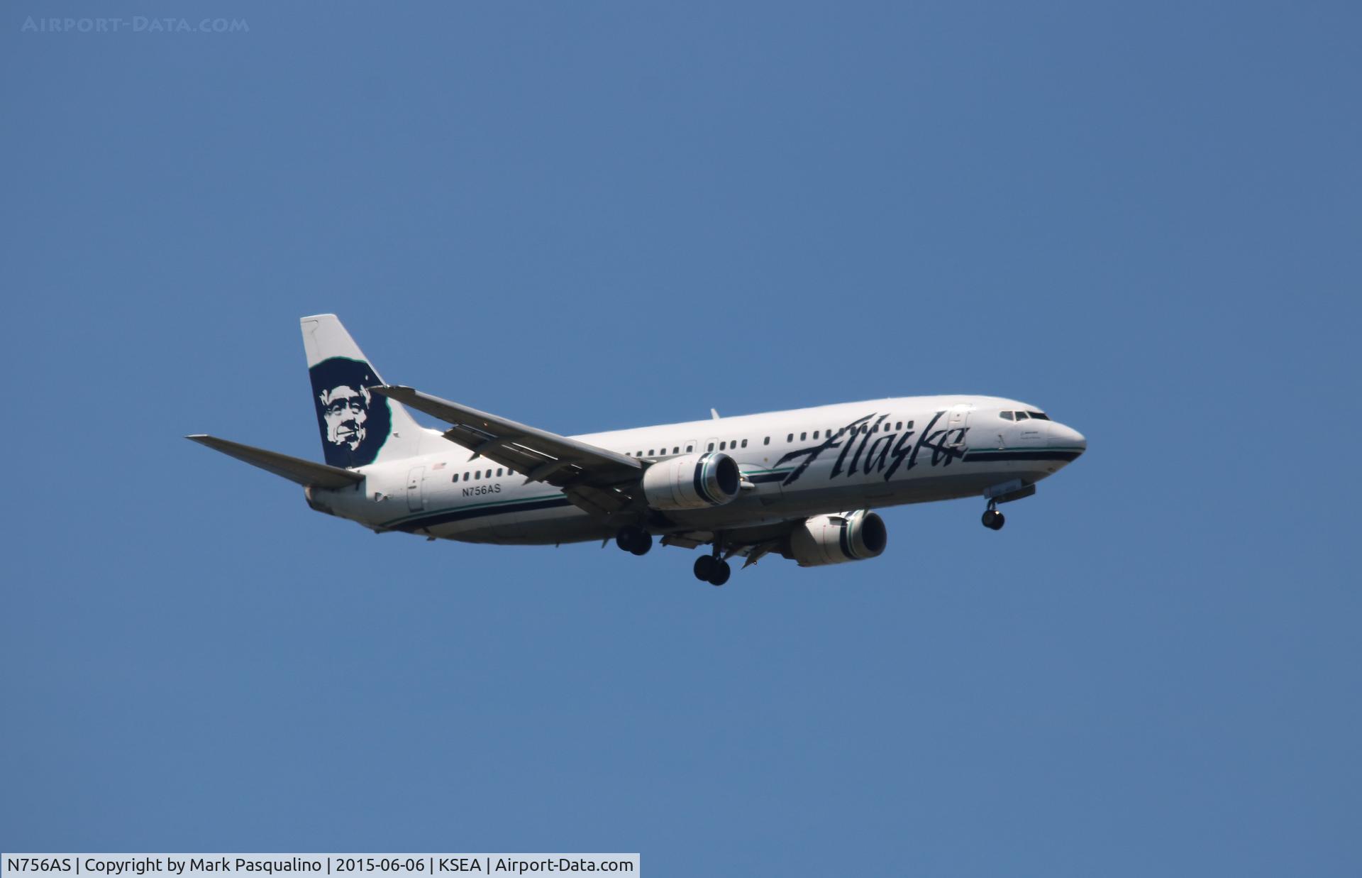 N756AS, 1992 Boeing 737-4Q8 C/N 25097, Boeing 737-400
