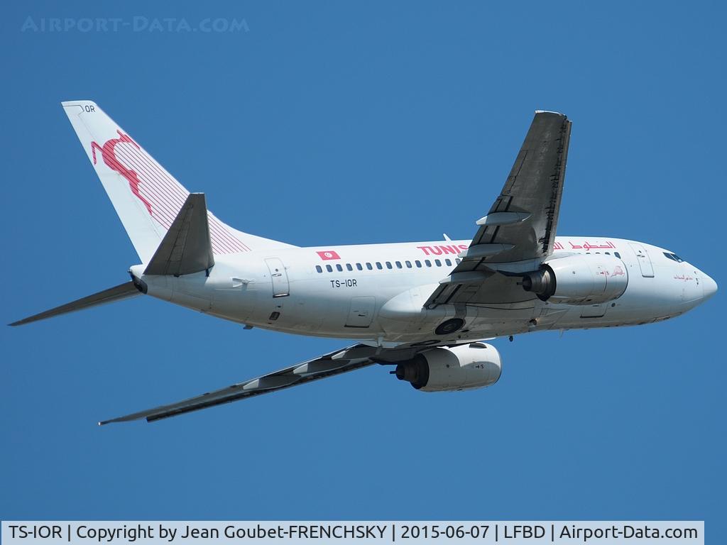 TS-IOR, 2001 Boeing 737-6H3 C/N 29502, Tunis Air 629 to Tunis take off runway 05