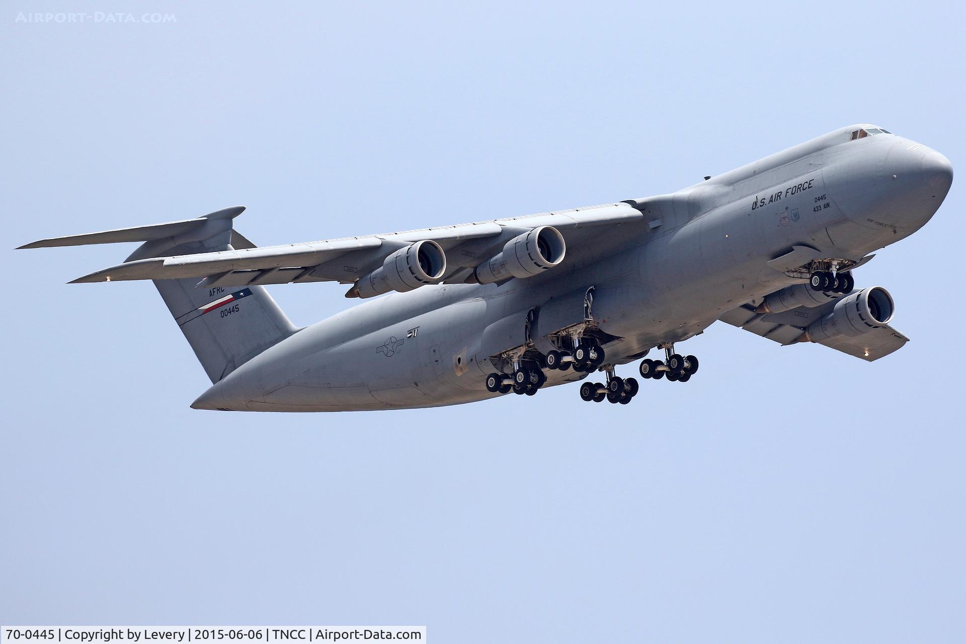 70-0445, 1970 Lockheed C-5A Galaxy C/N 500-0059, Heavy Departure.