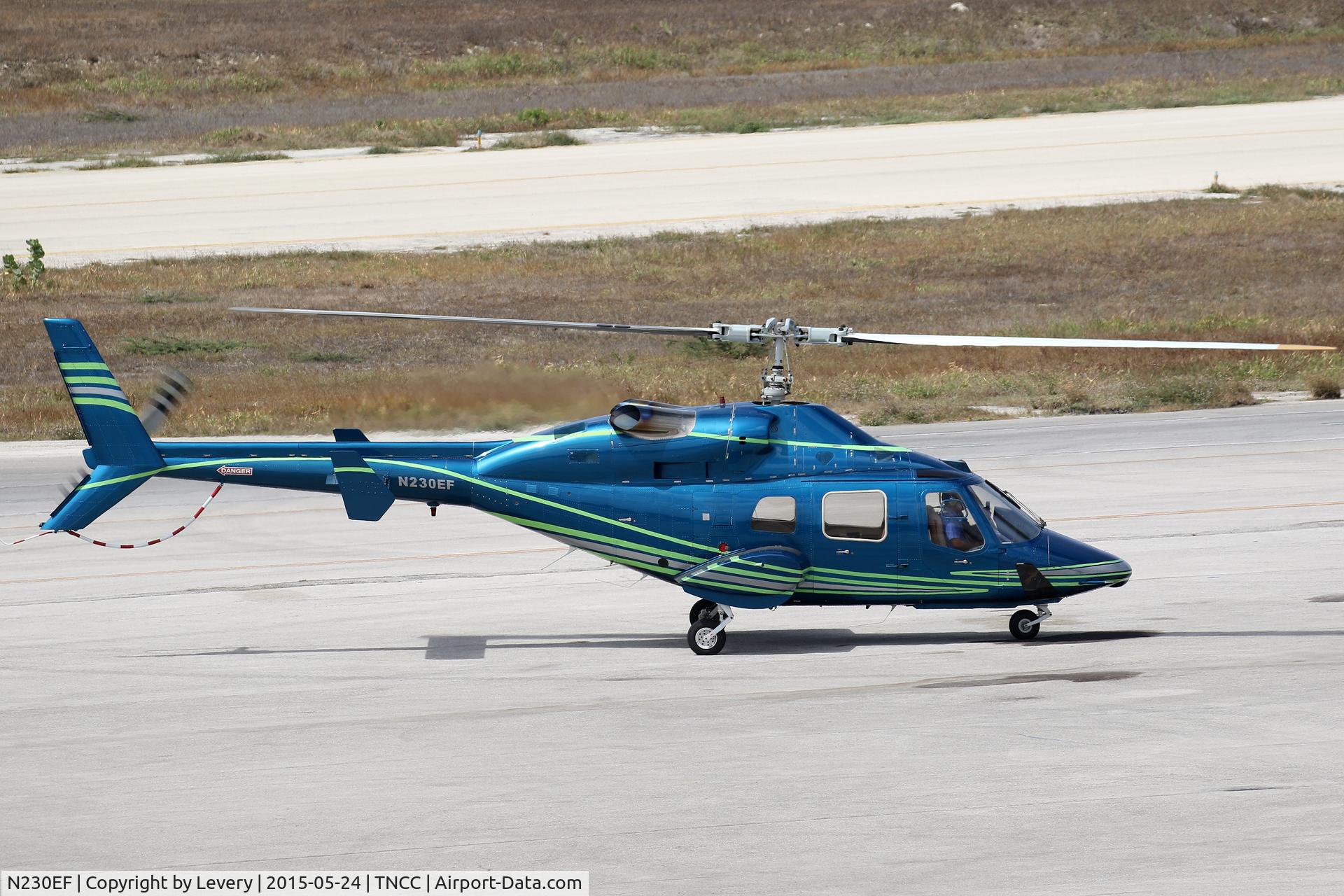 N230EF, 1993 Bell 230 C/N 23007, taxing to GA Ramp.