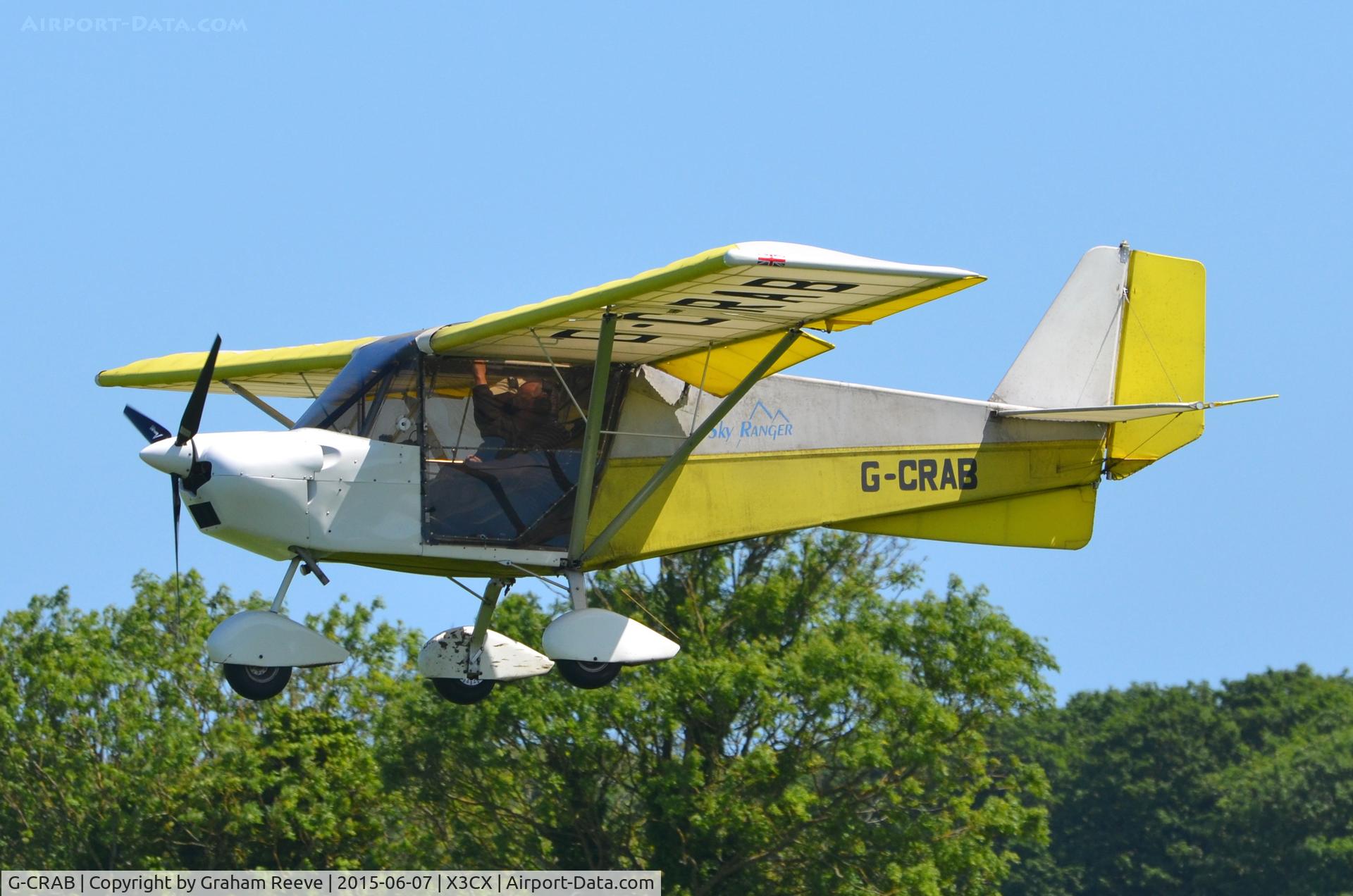G-CRAB, 2003 Best Off Skyranger 912(1) C/N BMAA/HB/246, About to land at Northrepps.