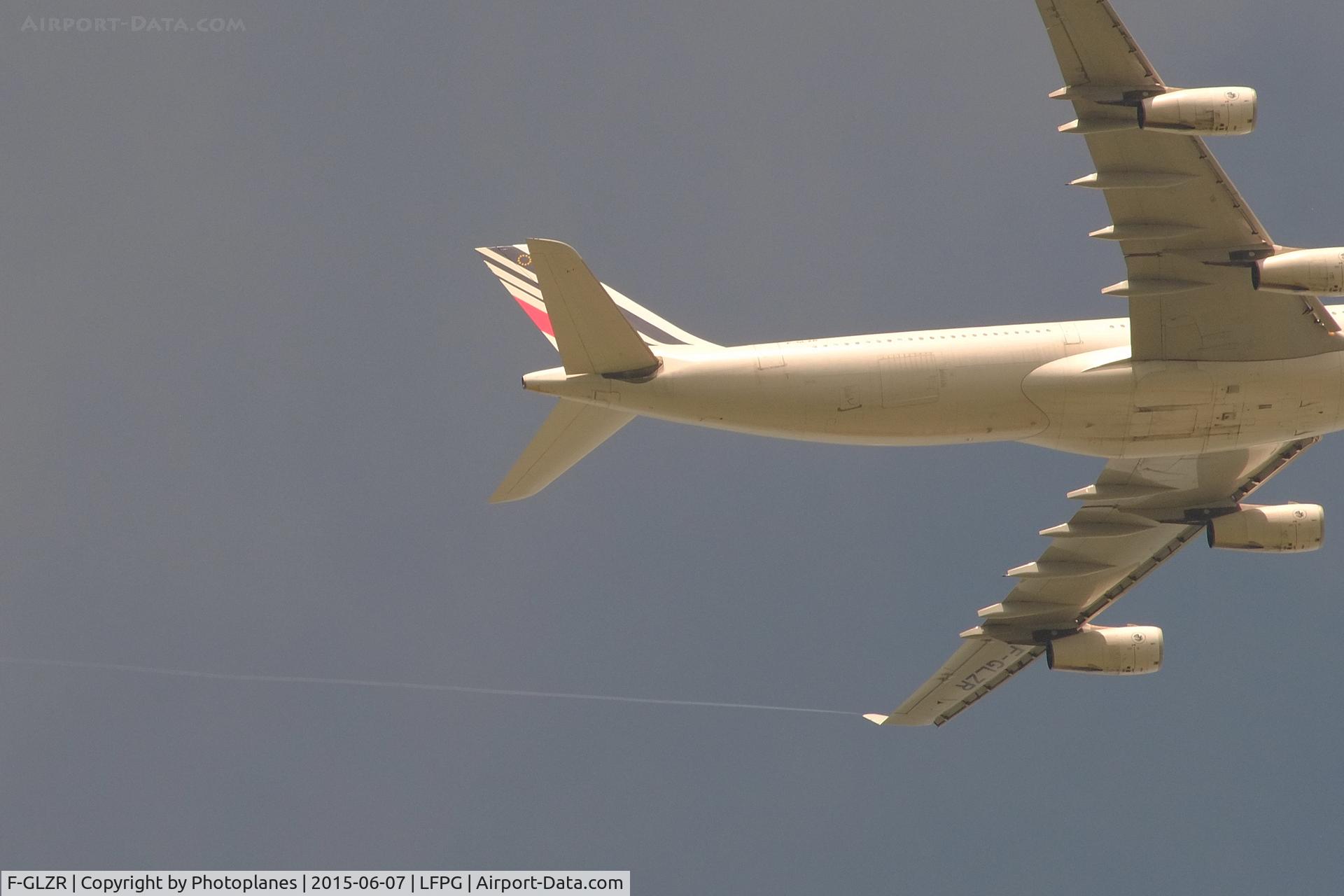 F-GLZR, 1999 Airbus A340-313X C/N 307, CDG takeoff