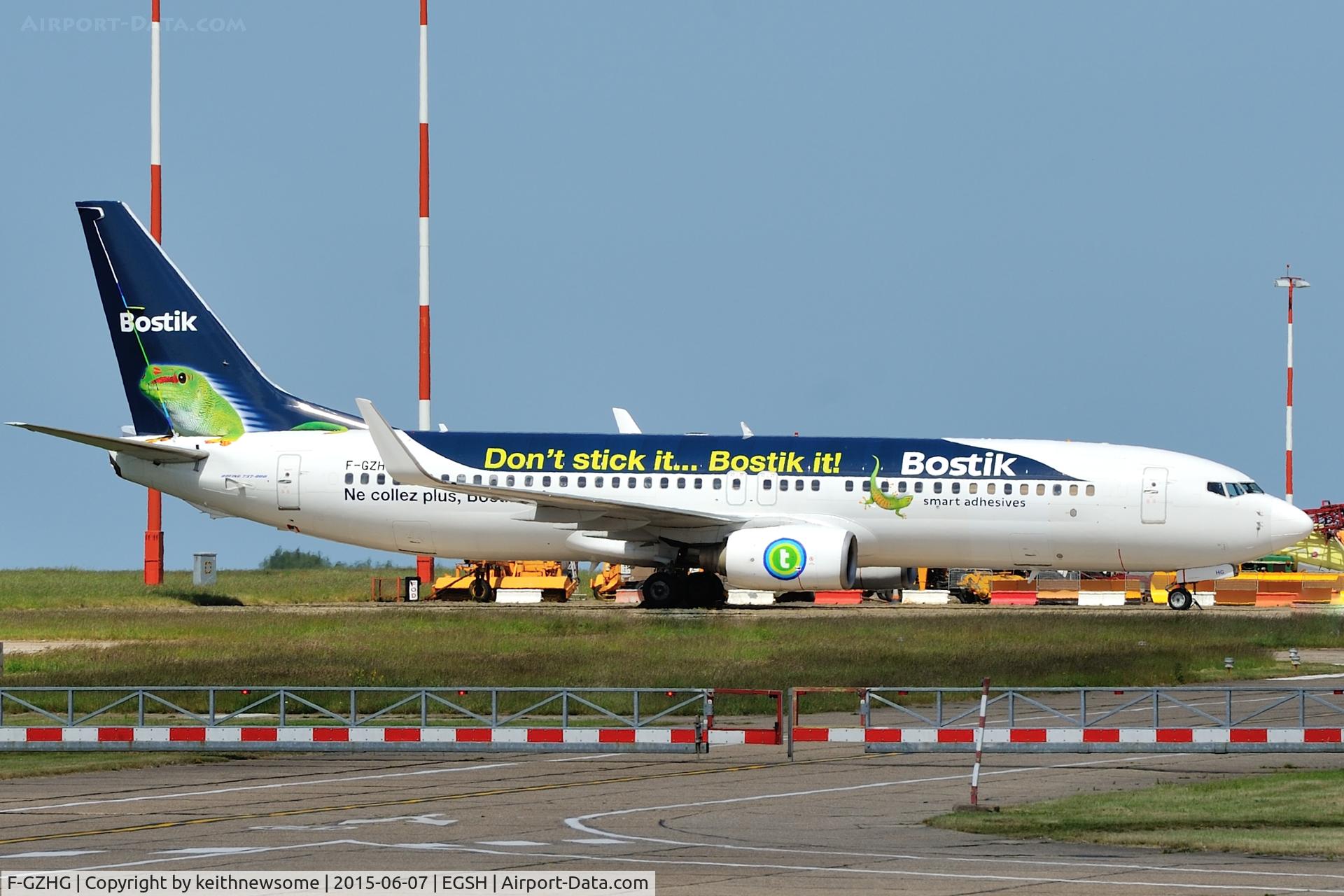 F-GZHG, 2002 Boeing 737-8K2 C/N 30650, Now Bostik logo jet !