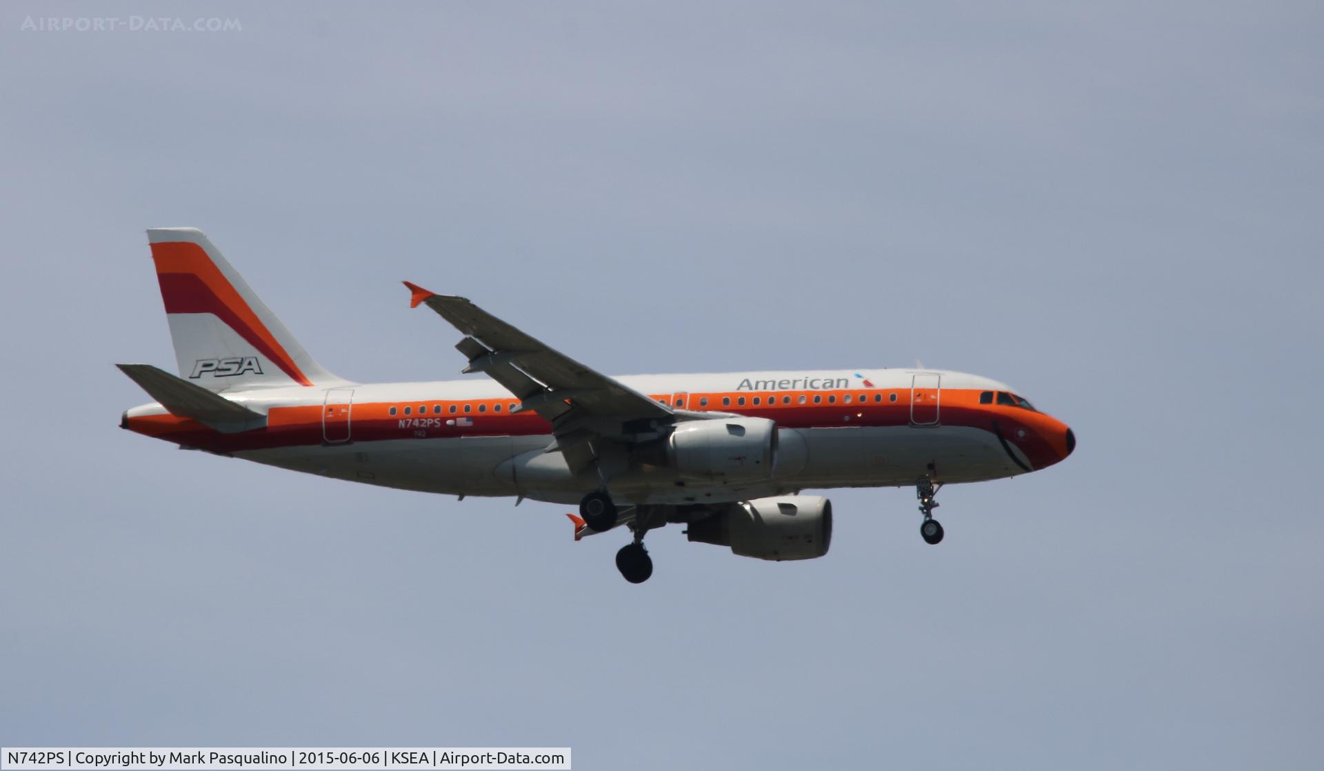 N742PS, 2000 Airbus A319-112 C/N 1275, Airbus A319