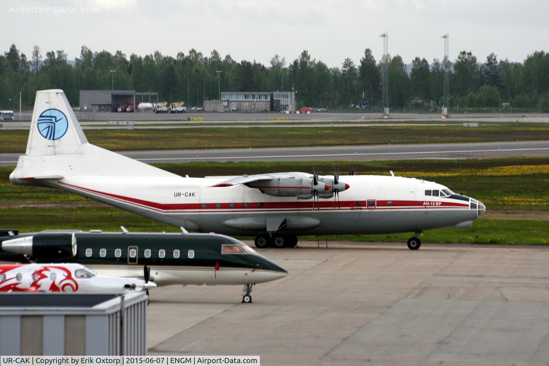 UR-CAK, 1993 Antonov An-12BP C/N 6343707, UR-CAK in OSL