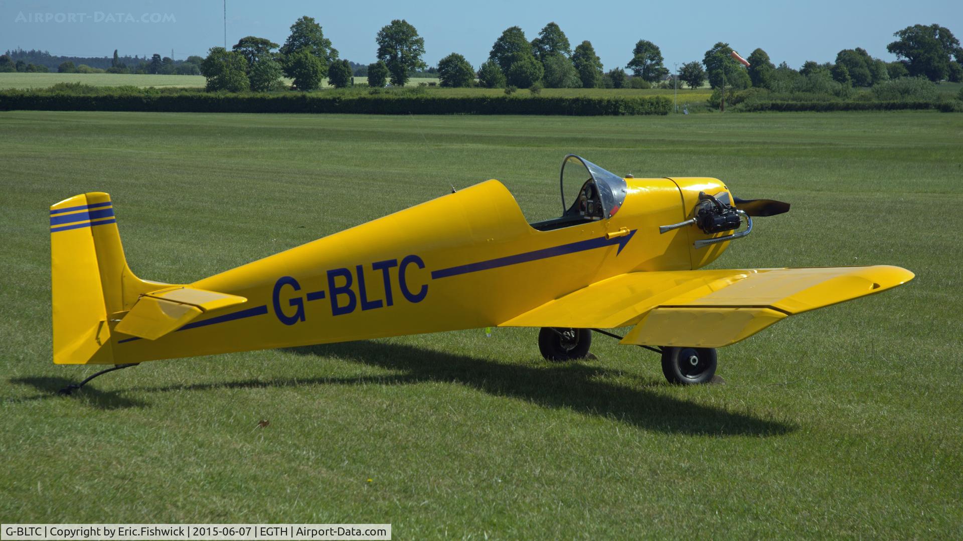 G-BLTC, 1991 Druine D.31A Turbulent C/N PFA 048-10964, 2. G-BLTC at Shuttleworth Flying Day and LAA Party in the Park, June 2015.
