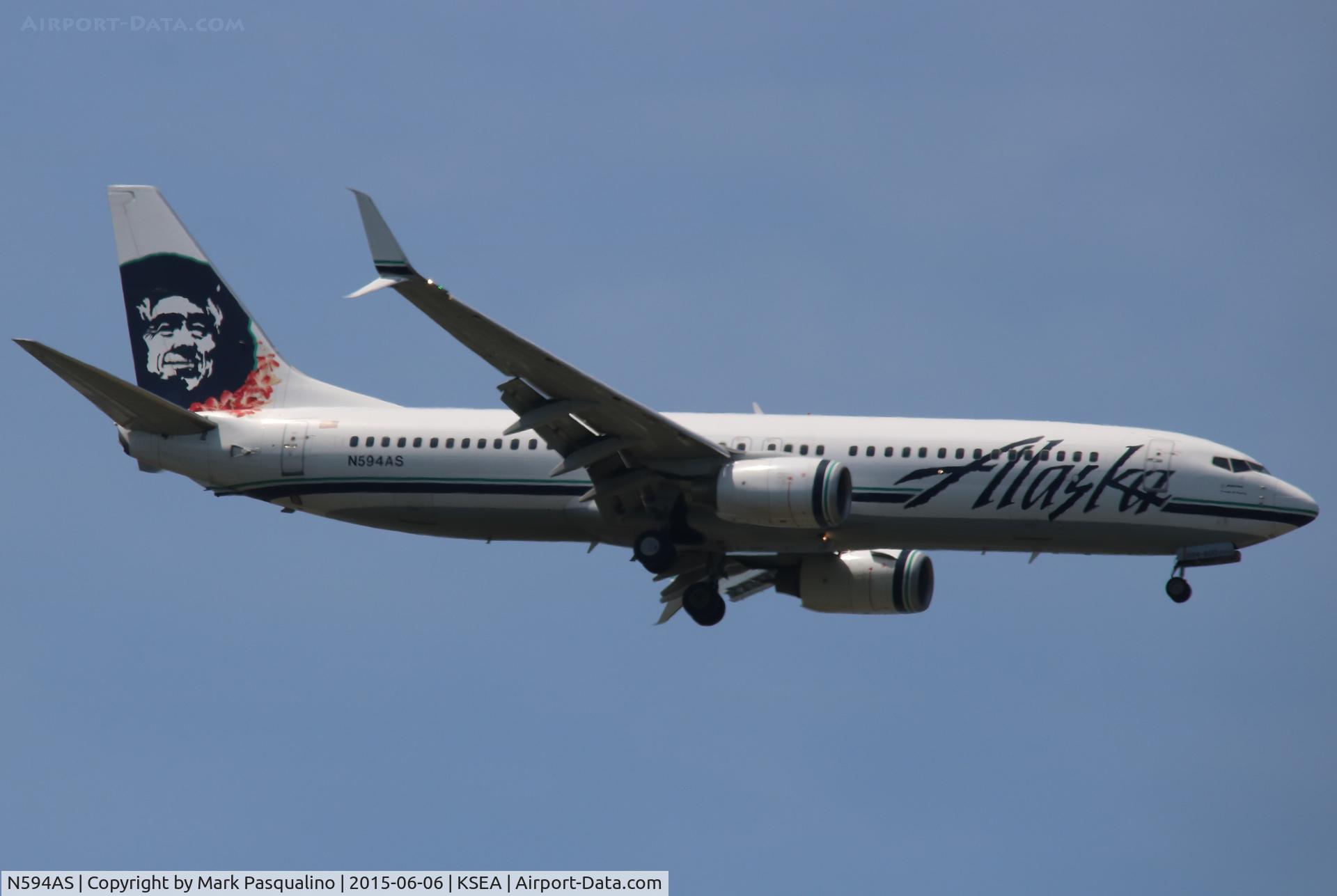 N594AS, 2008 Boeing 737-890 C/N 35191, Boeing 737-800