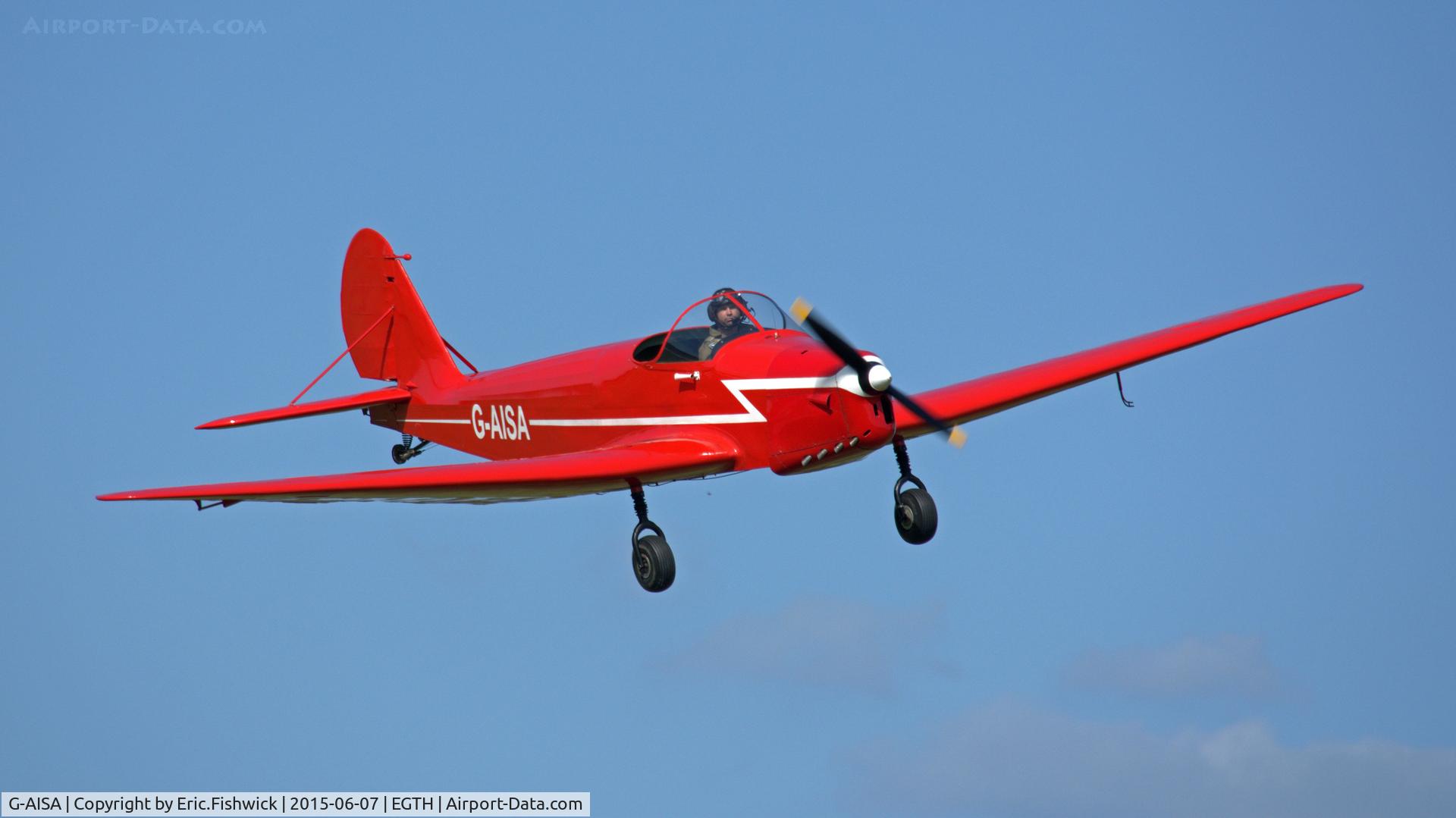 G-AISA, 1947 Tipsy Trainer 1 C/N 17, 43. G-AISA in display mode at Shuttleworth Flying Day and LAA Party in the Park, June 2015.