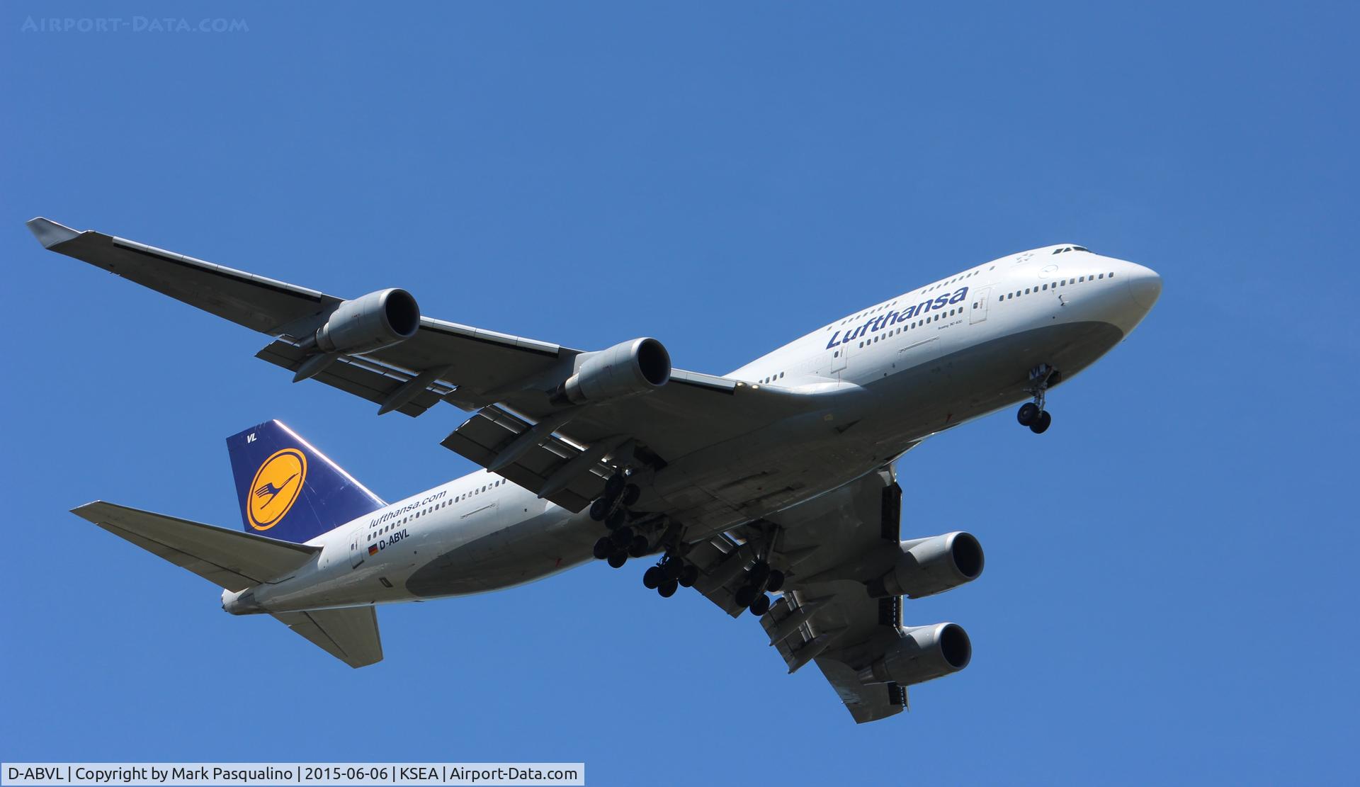 D-ABVL, 1992 Boeing 747-430 C/N 26425, Boeing 747-400