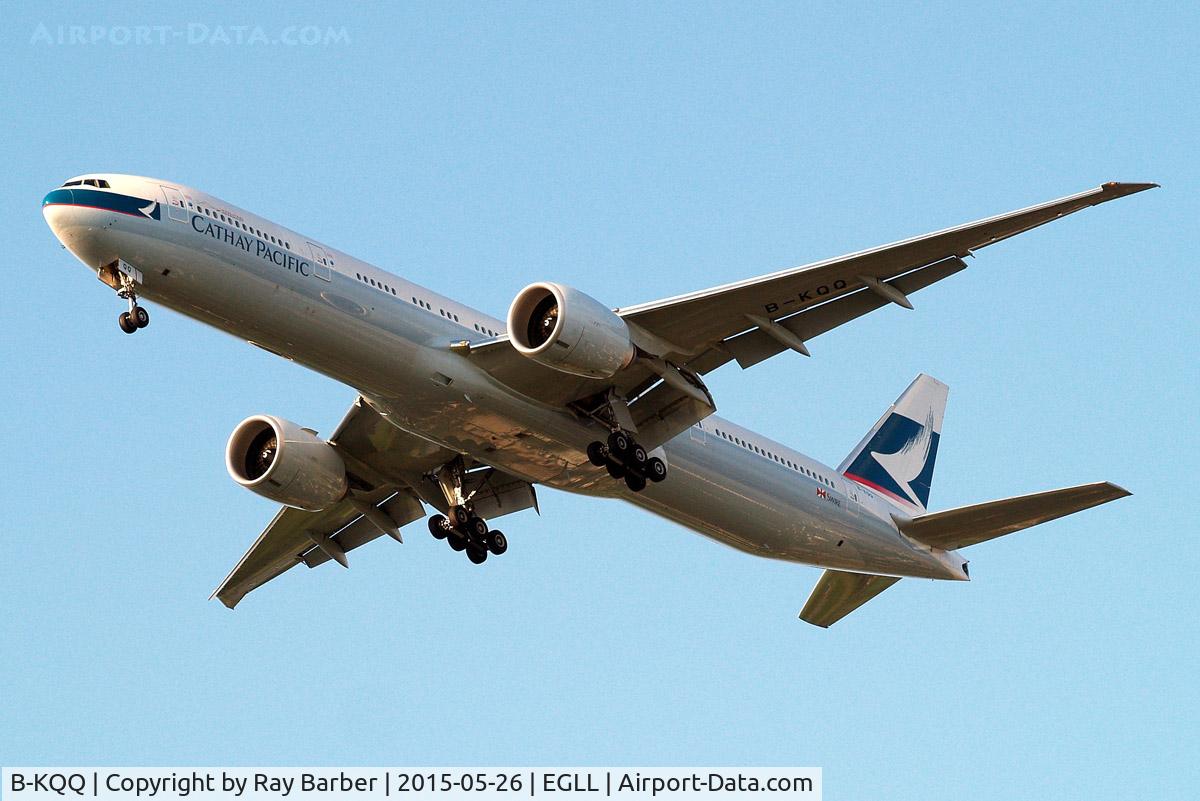 B-KQQ, 2014 Boeing 777-367/ER C/N 41762, Boeing 777-367ER [41762] (Cathay Pacific Airways) Home~G 26/05/2015. On approach 27R.