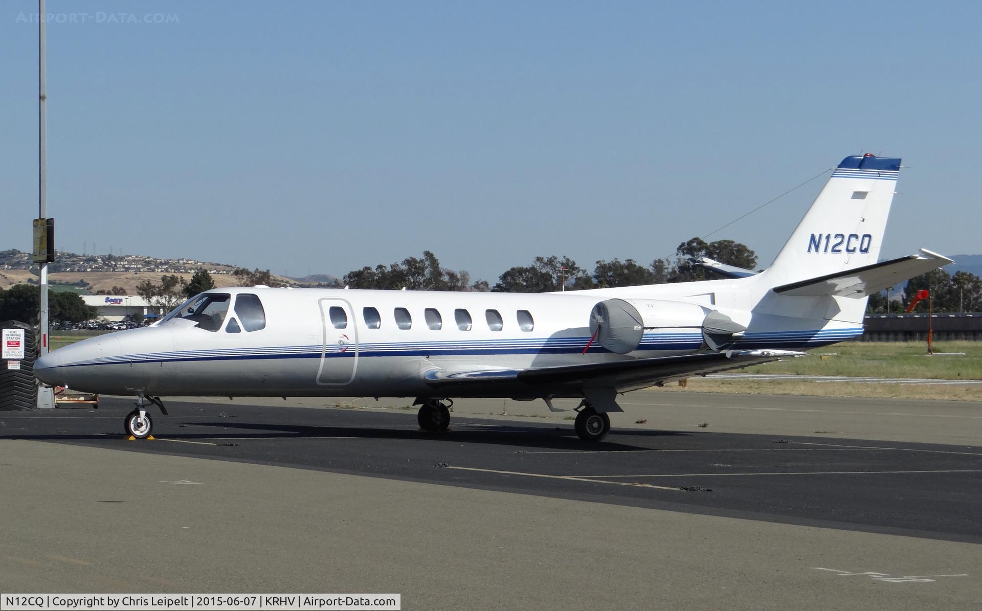 N12CQ, 1993 Cessna 560 Citation Ultra C/N 560-0231, A transient 1993 Cessna Citation 560 Ultra (Paloma Air LLC - Santa Maria, CA) visiting Reid Hillview Airport, CA to avoid the higher priced landing fee and San Jose Intl. Airport. It landed yesterday but I couldn't get pictures of the landing.