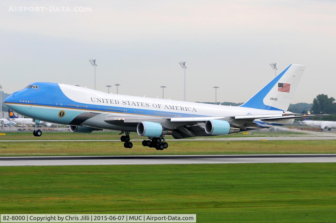 82-8000, 1987 Boeing VC-25A (747-2G4B) C/N 23824, United States of America - United States Air Force (USAF) - Air Force One