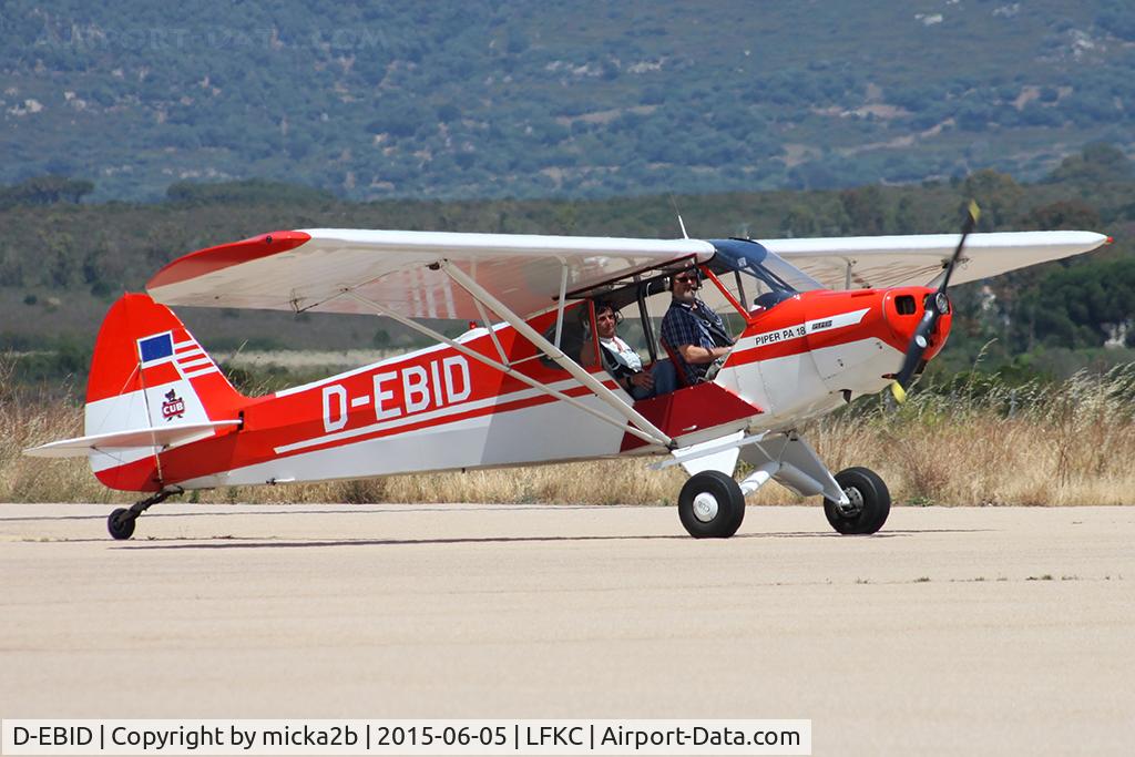 D-EBID, 1957 Piper PA-18 Cub C/N 18-5660, Taxiing