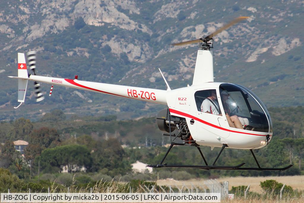 HB-ZOG, 2007 Robinson R22 Beta II C/N 4237, Landing