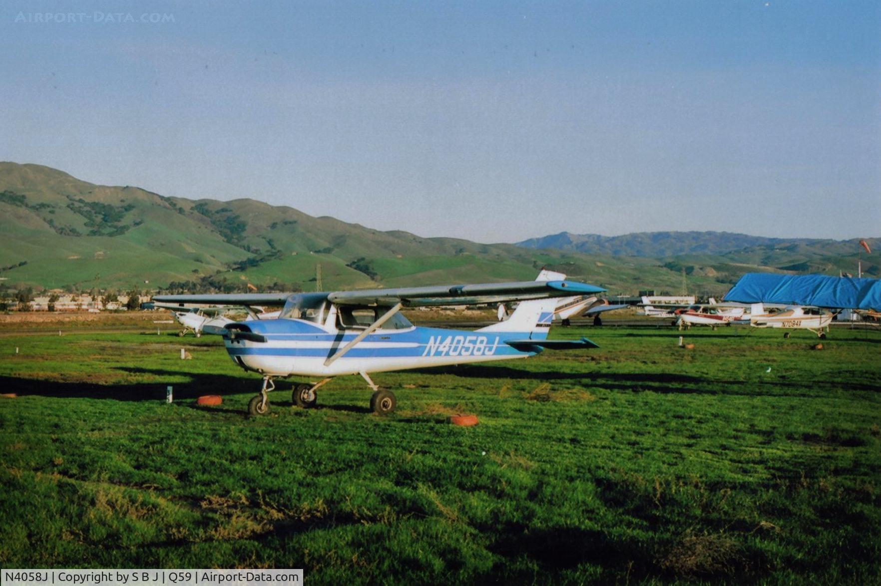 N4058J, 1966 Cessna 150G C/N 15065358, 58J at the Fremont airport after purchase and new wheels which were damaged due to flood waters. Water was up to bottom of fuselage and wheels were not cleaned after flood.