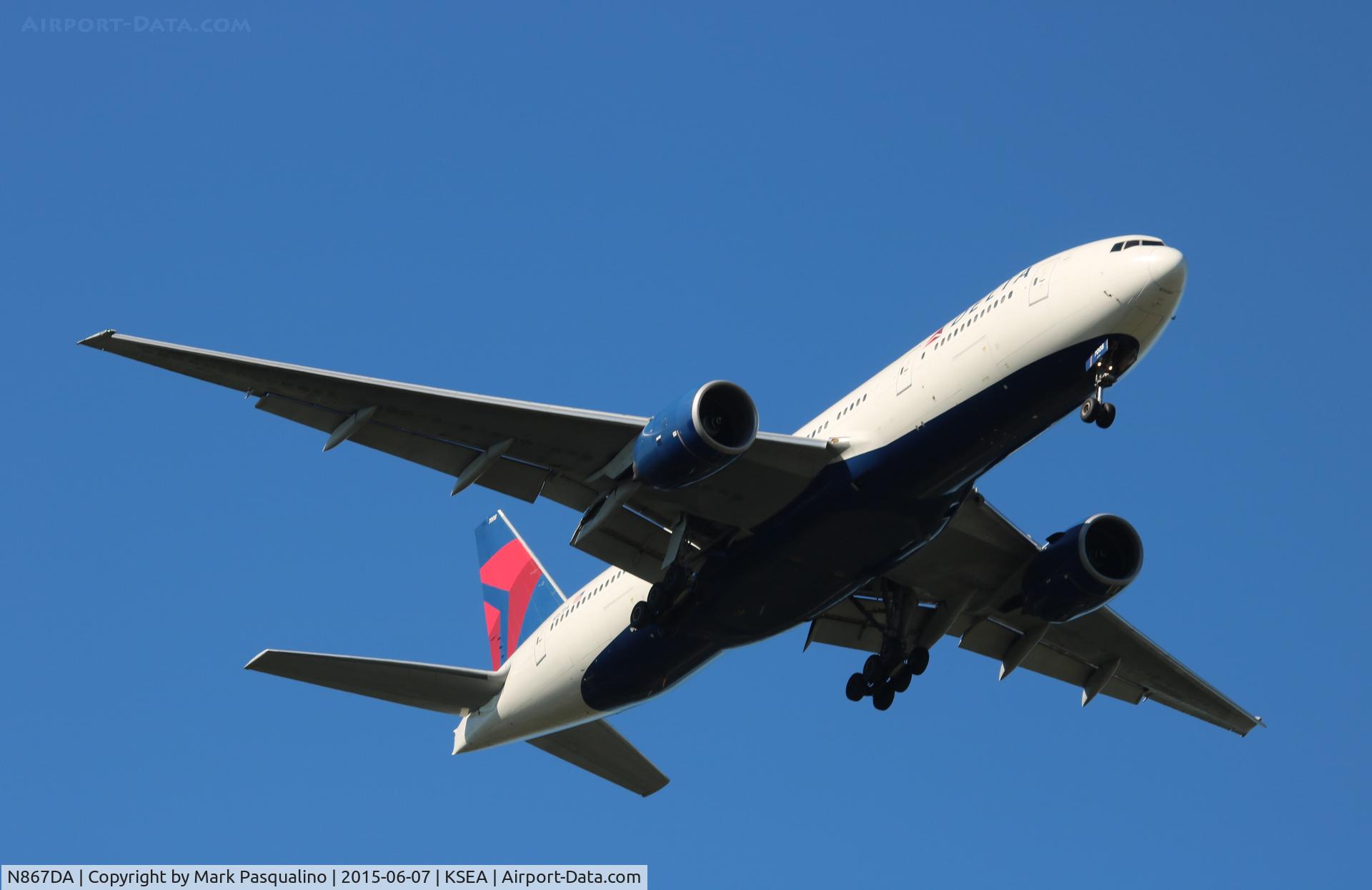 N867DA, 2002 Boeing 777-232 C/N 29743, Boeing 777-200
