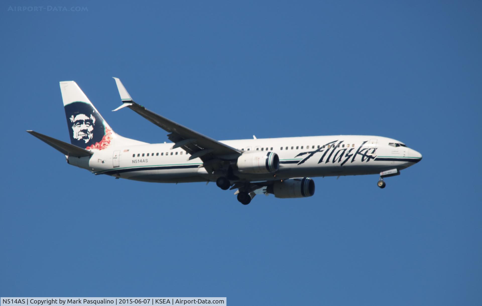 N514AS, 2008 Boeing 737-890 C/N 35193, Boeing 737-800