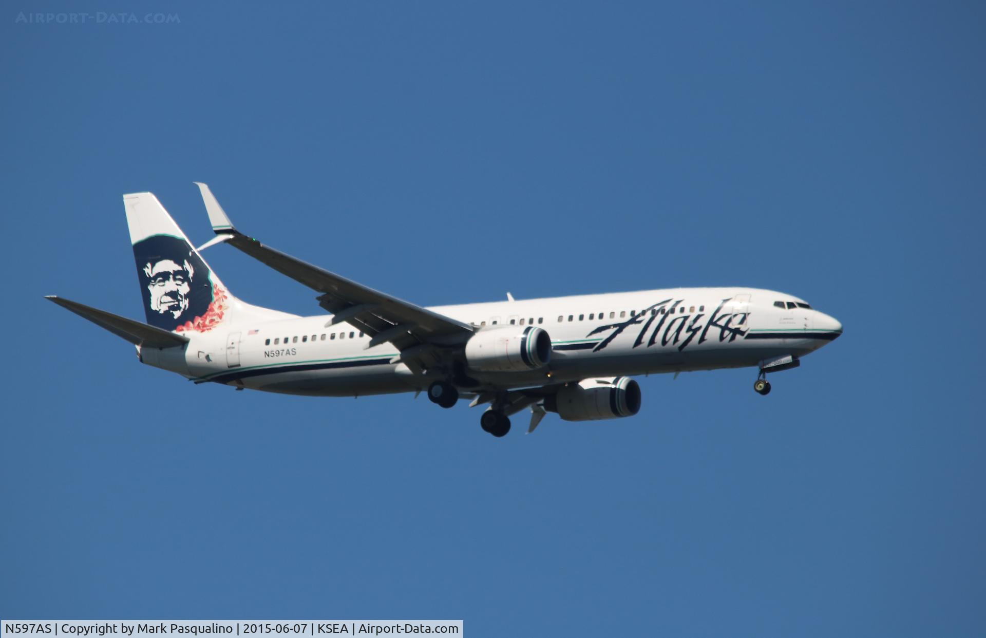N597AS, 2008 Boeing 737-890 C/N 35689, Boeing 737-800