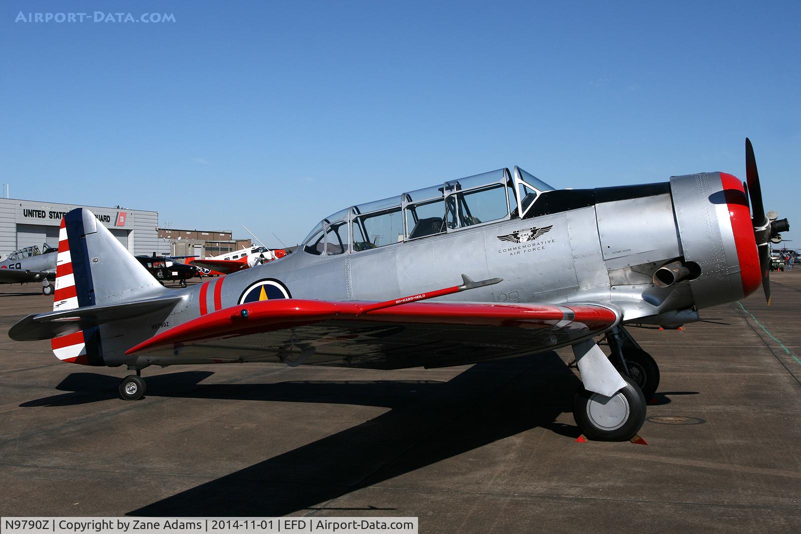 N9790Z, North American/victoria Mnt Lt AT-6A C/N 3048, At the 2014 Wings Over Houston Airshow